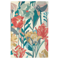 Harlequin Verddacio Rug, Coral